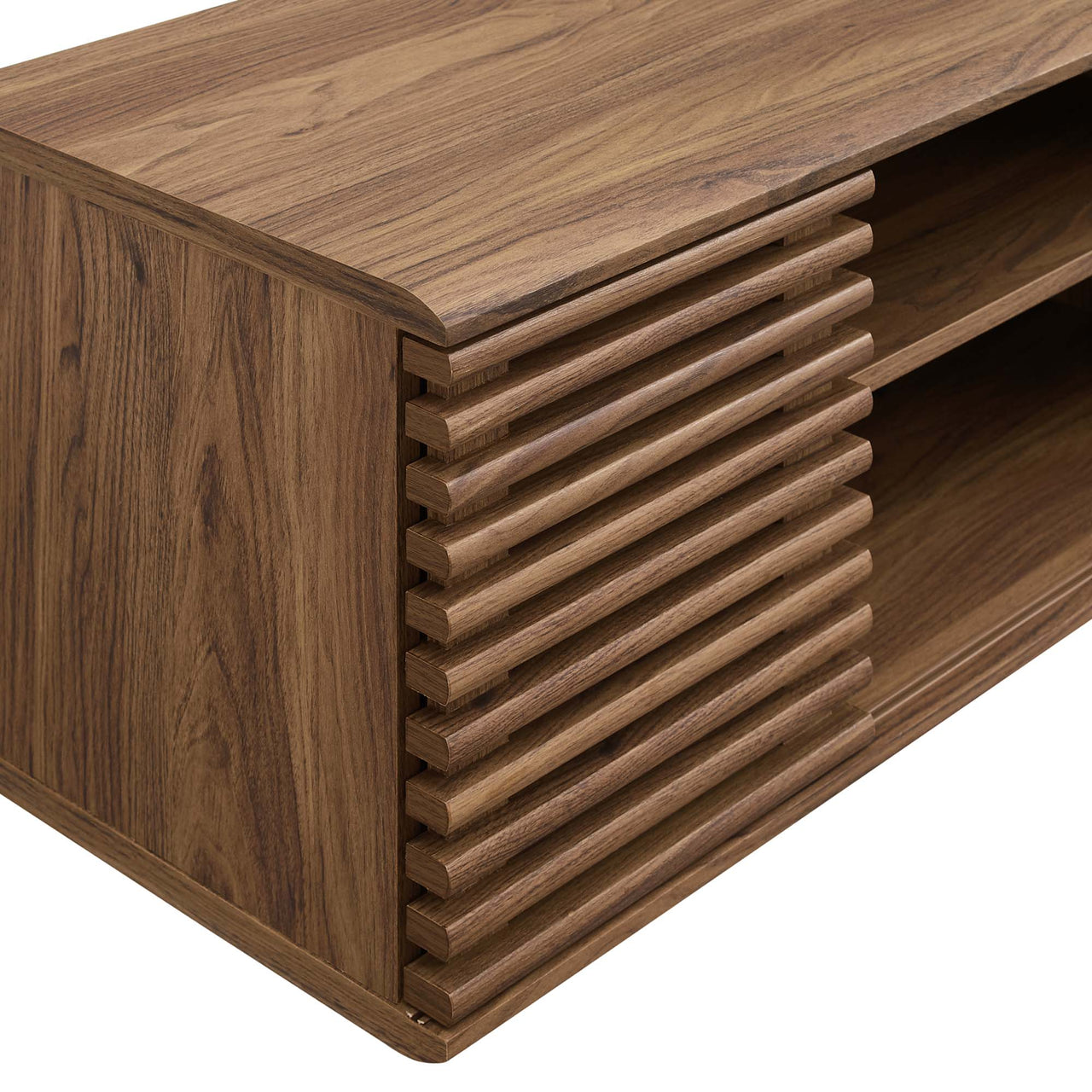 Ventra Floating Entertainment Center, Small, Walnut