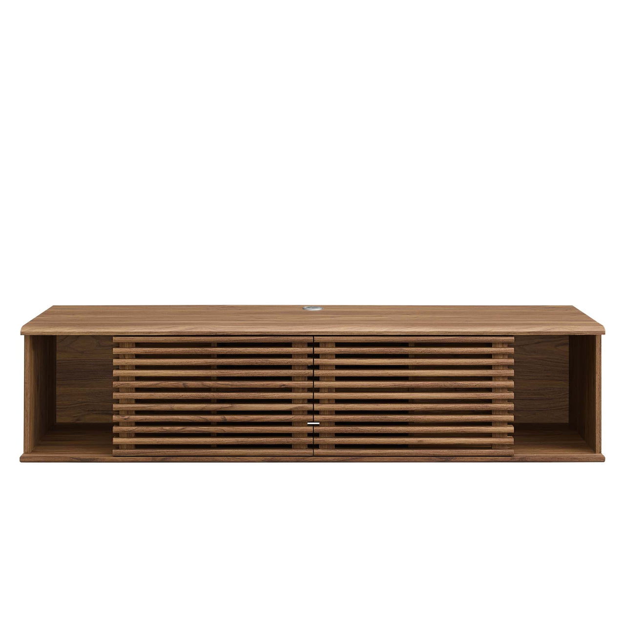 Ventra Floating Entertainment Center, Medium, Walnut