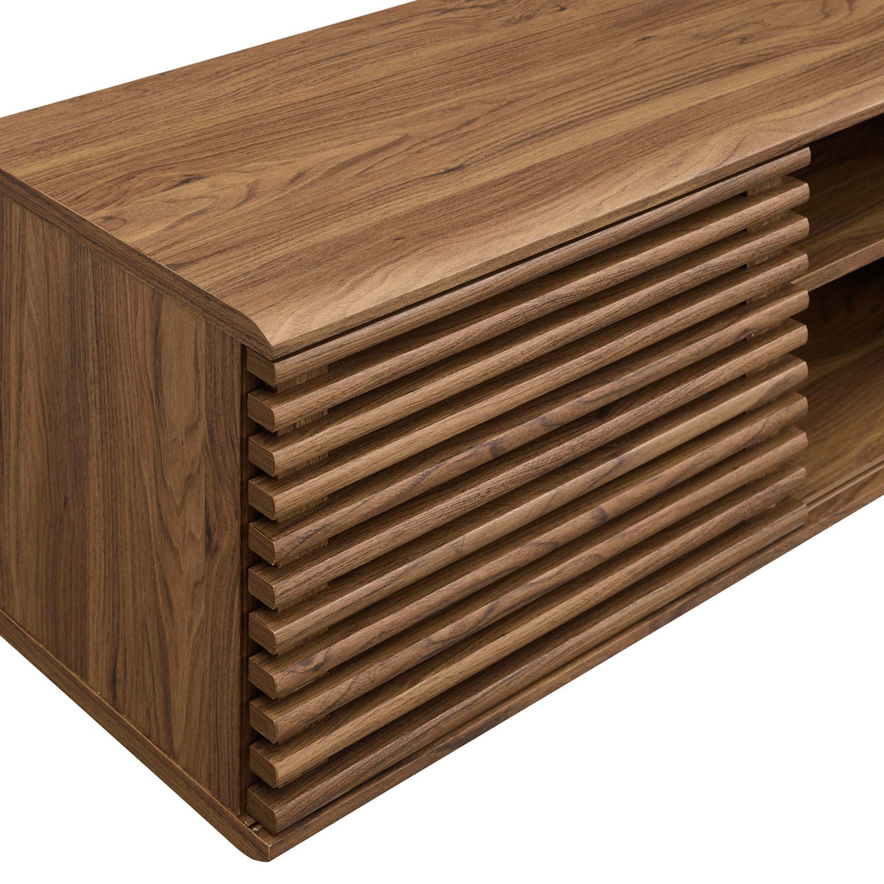Ventra Floating Entertainment Center, Medium, Walnut