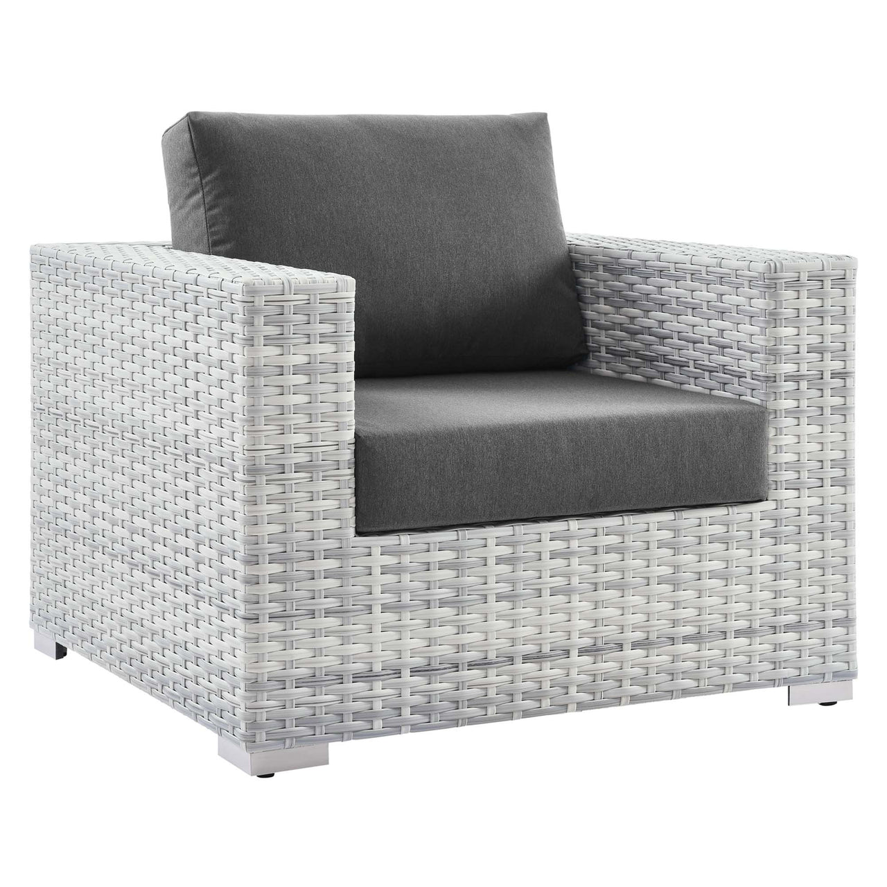 Conversation Alfresco Armchair, Light Gray & Charcoal