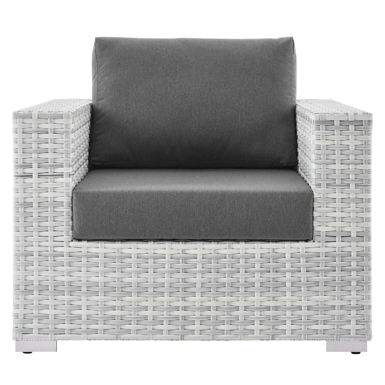 Conversation Alfresco Armchair, Light Gray & Charcoal