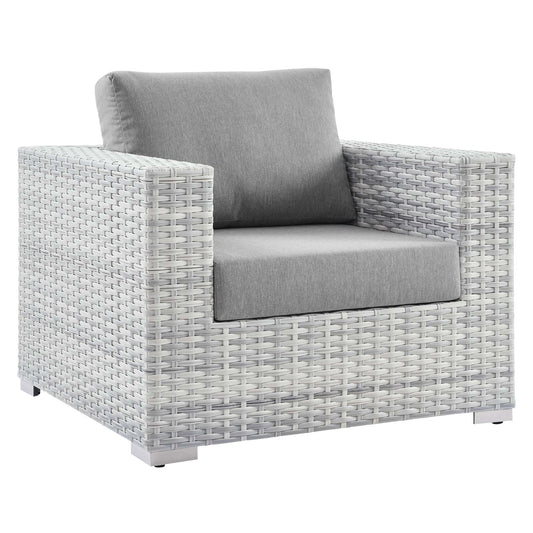 Conversation Alfresco Armchair, Light Gray & Gray