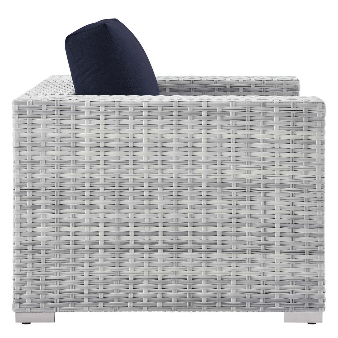 Conversation Alfresco Armchair, Light Gray & Navy