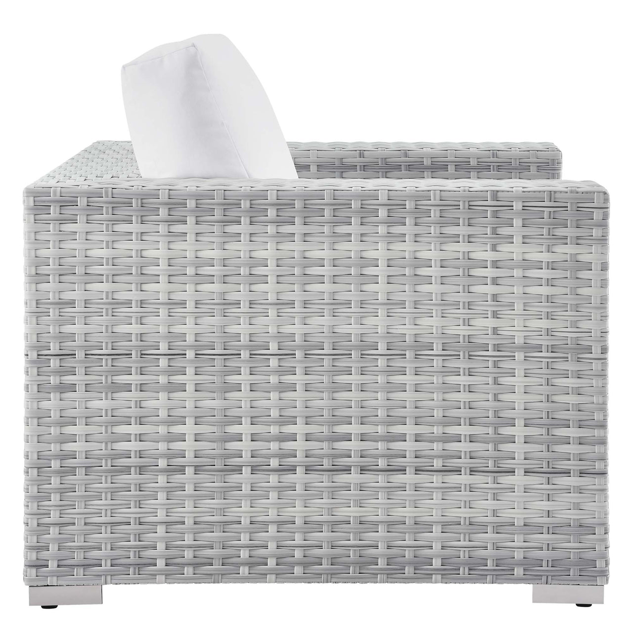 Conversation Alfresco Armchair, Light Gray & White