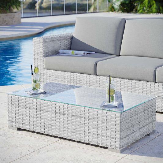 Conversation Alfresco Coffee Table, Light Gray