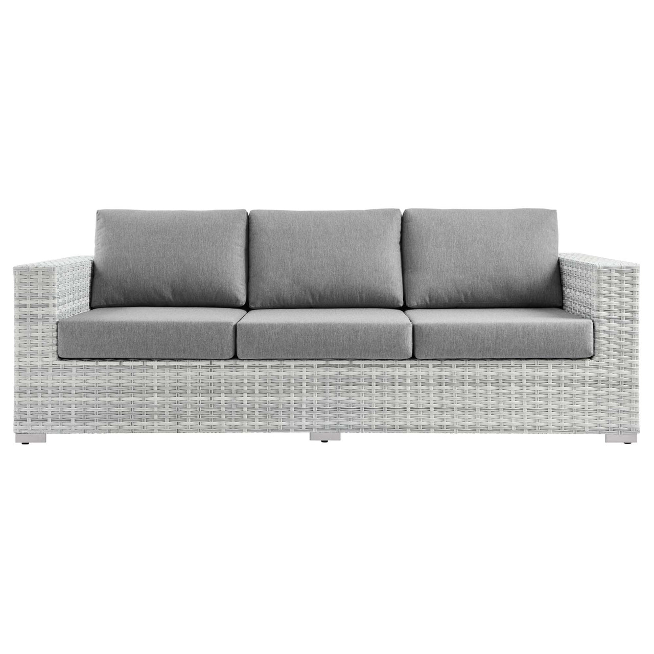 Conversation Alfresco Sofa, Light Gray & Gray