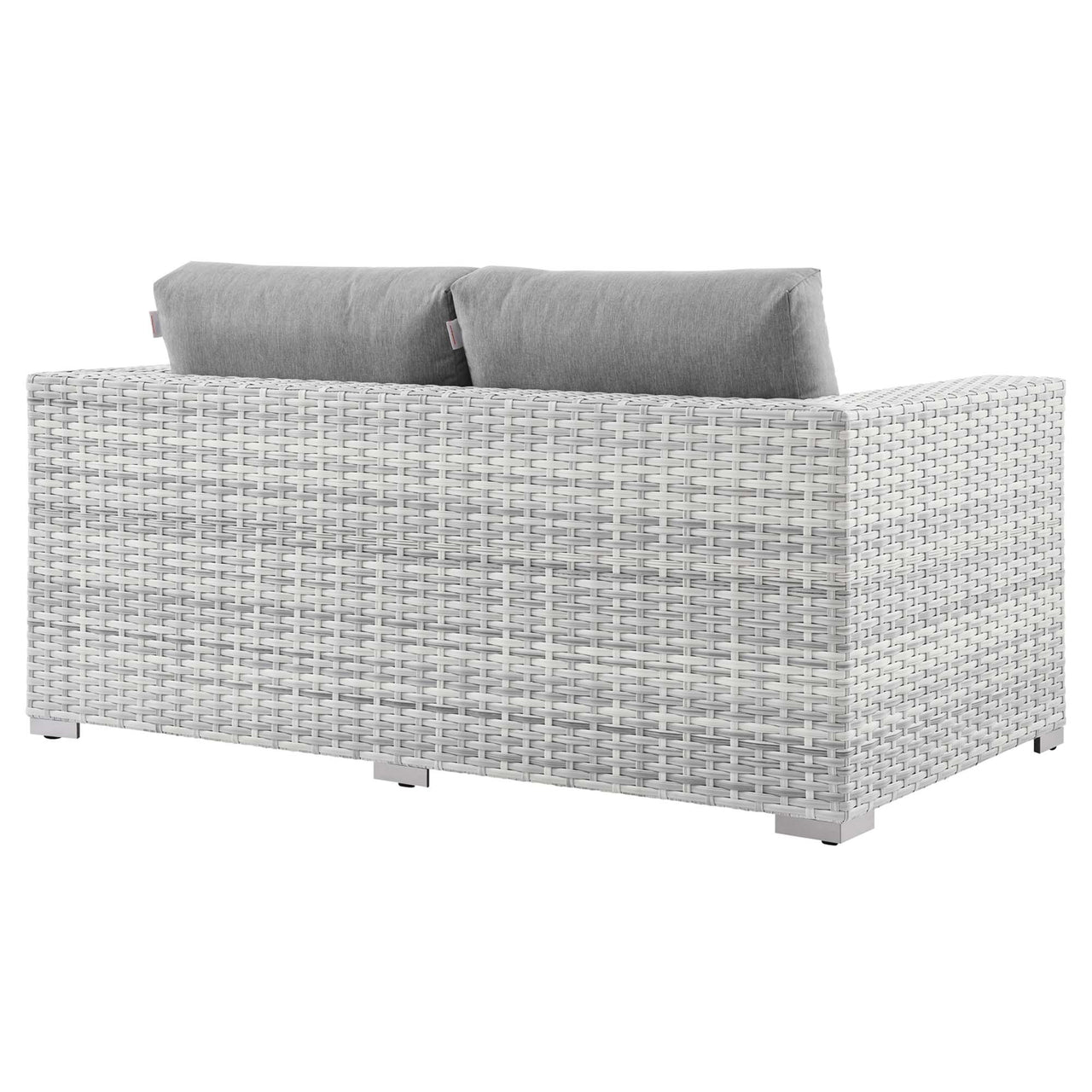 Conversation Alfresco Loveseat, Light Gray & Gray