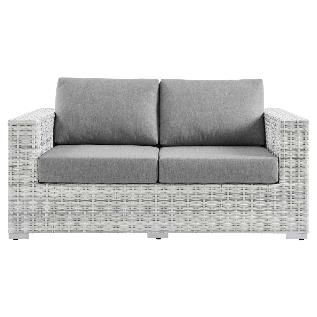 Conversation Alfresco Loveseat, Light Gray & Gray