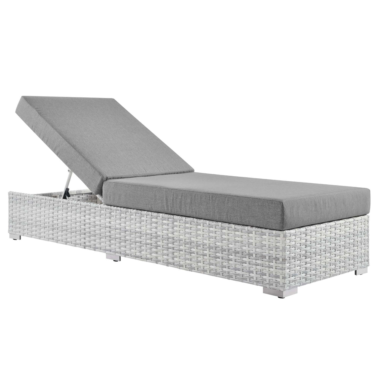 Conversation Alfresco Chaise, Light Gray & Gray