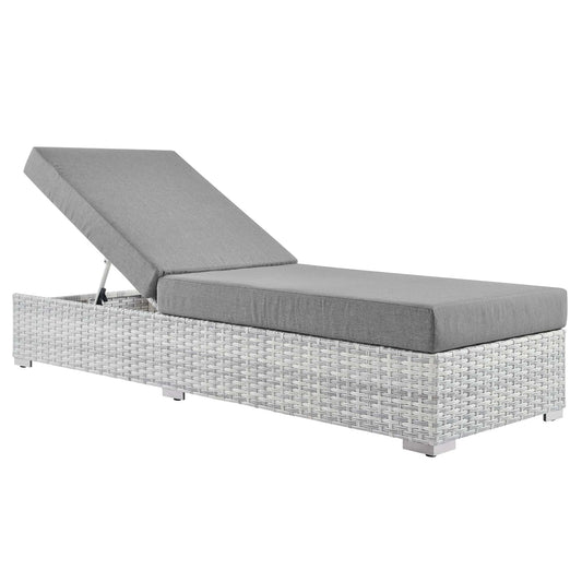 Conversation Alfresco Chaise, Light Gray & Gray
