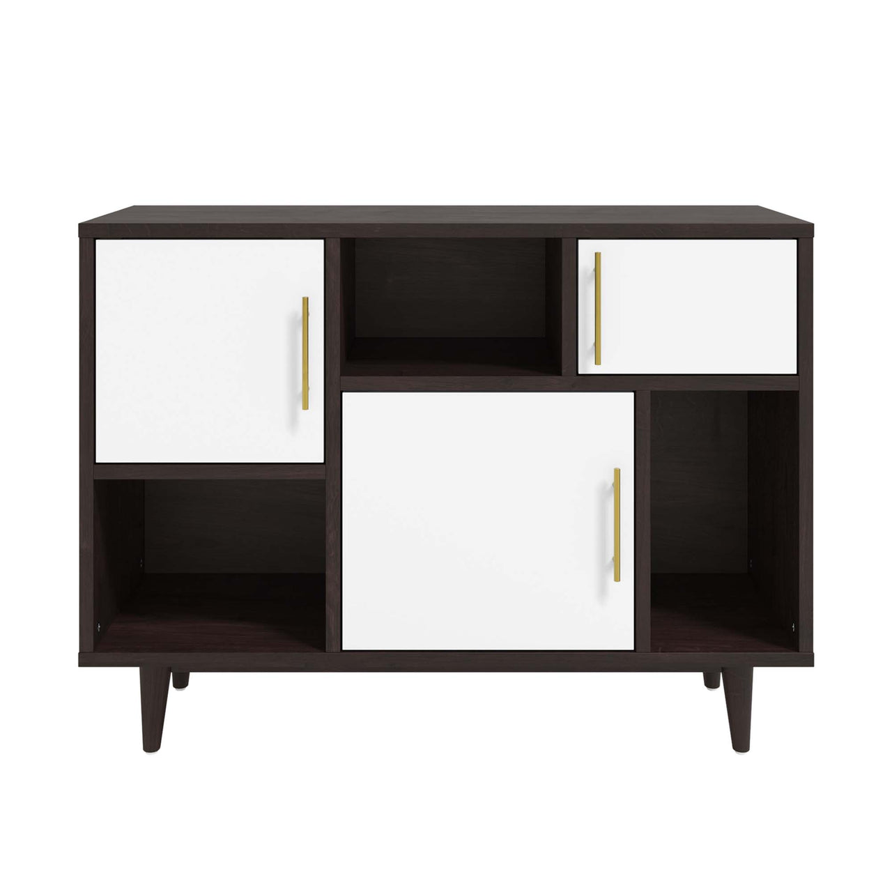 Tyler Display Stand, Espresso & White