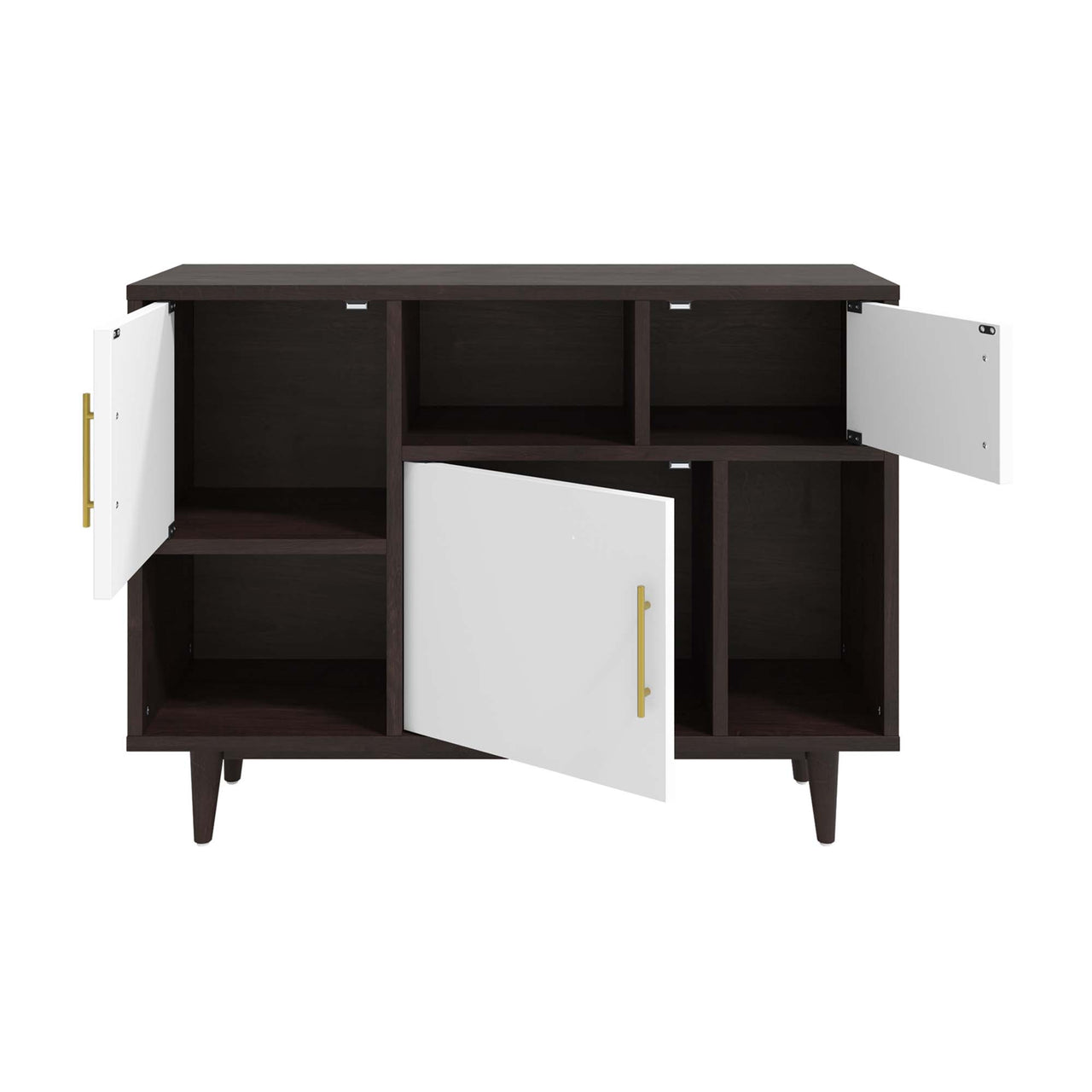 Tyler Display Stand, Espresso & White