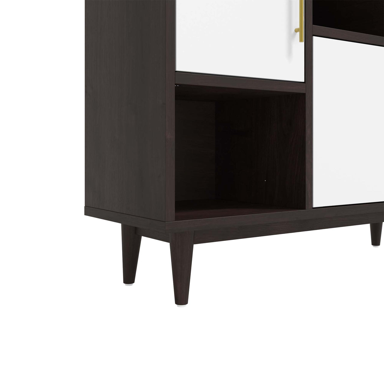 Tyler Display Stand, Espresso & White