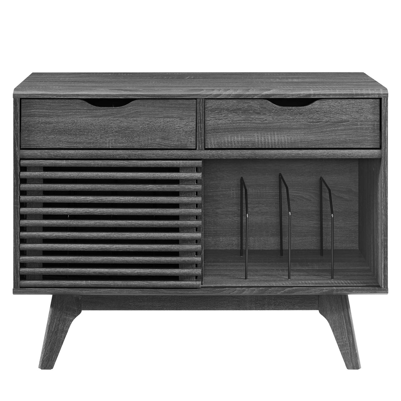 Ventral Vinyl Cabinet, Large, Charcoal