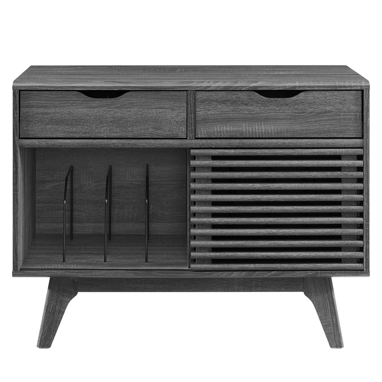 Ventral Vinyl Cabinet, Large, Charcoal
