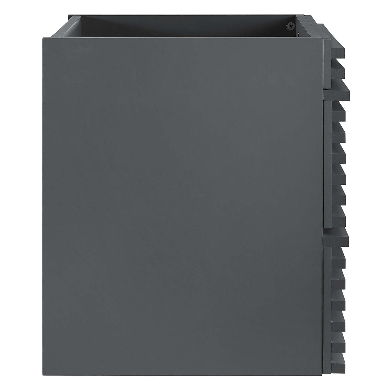 Ventra Floating Vanity Base with Storage, Small, Gray