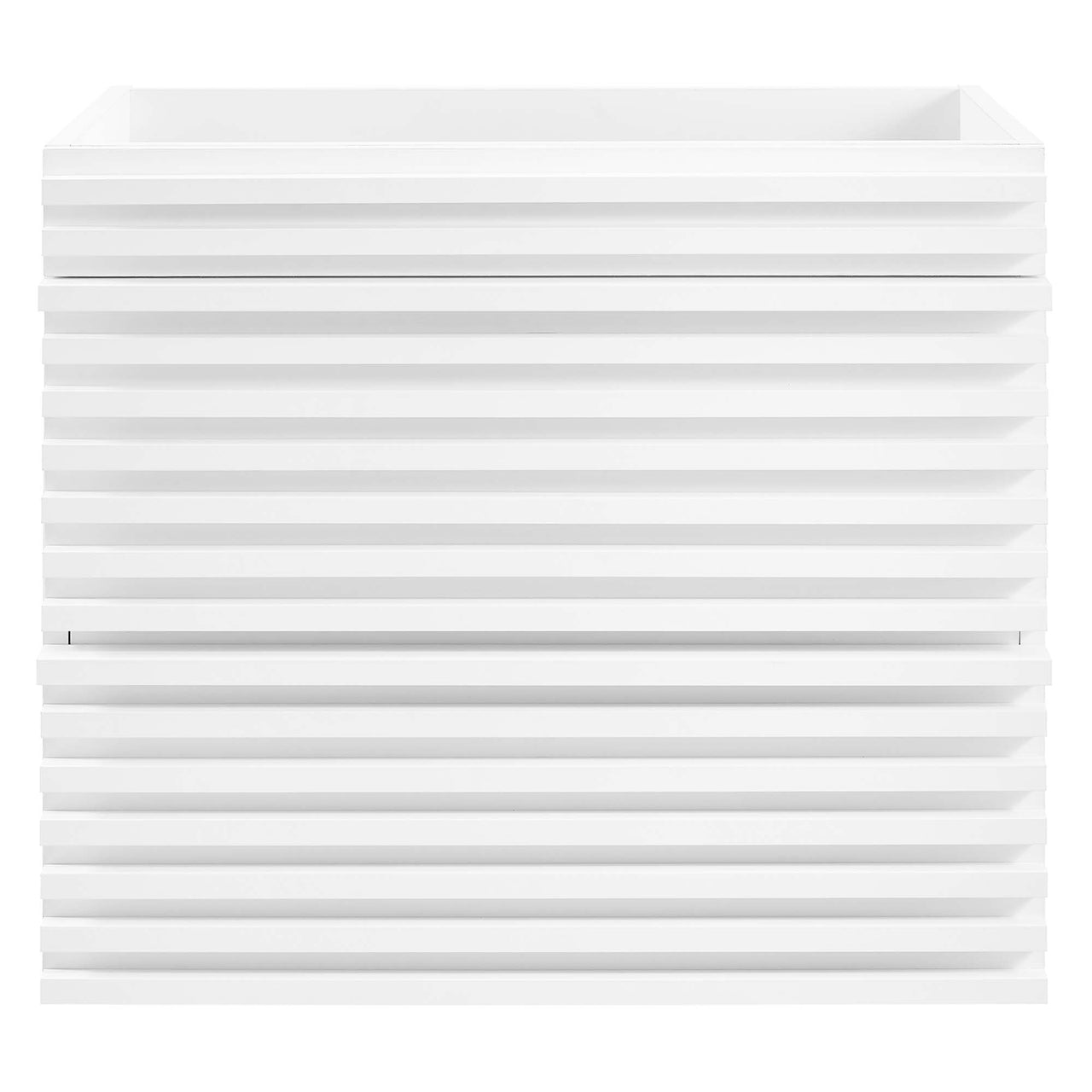 Ventra Floating Vanity Base with Storage, Small, White