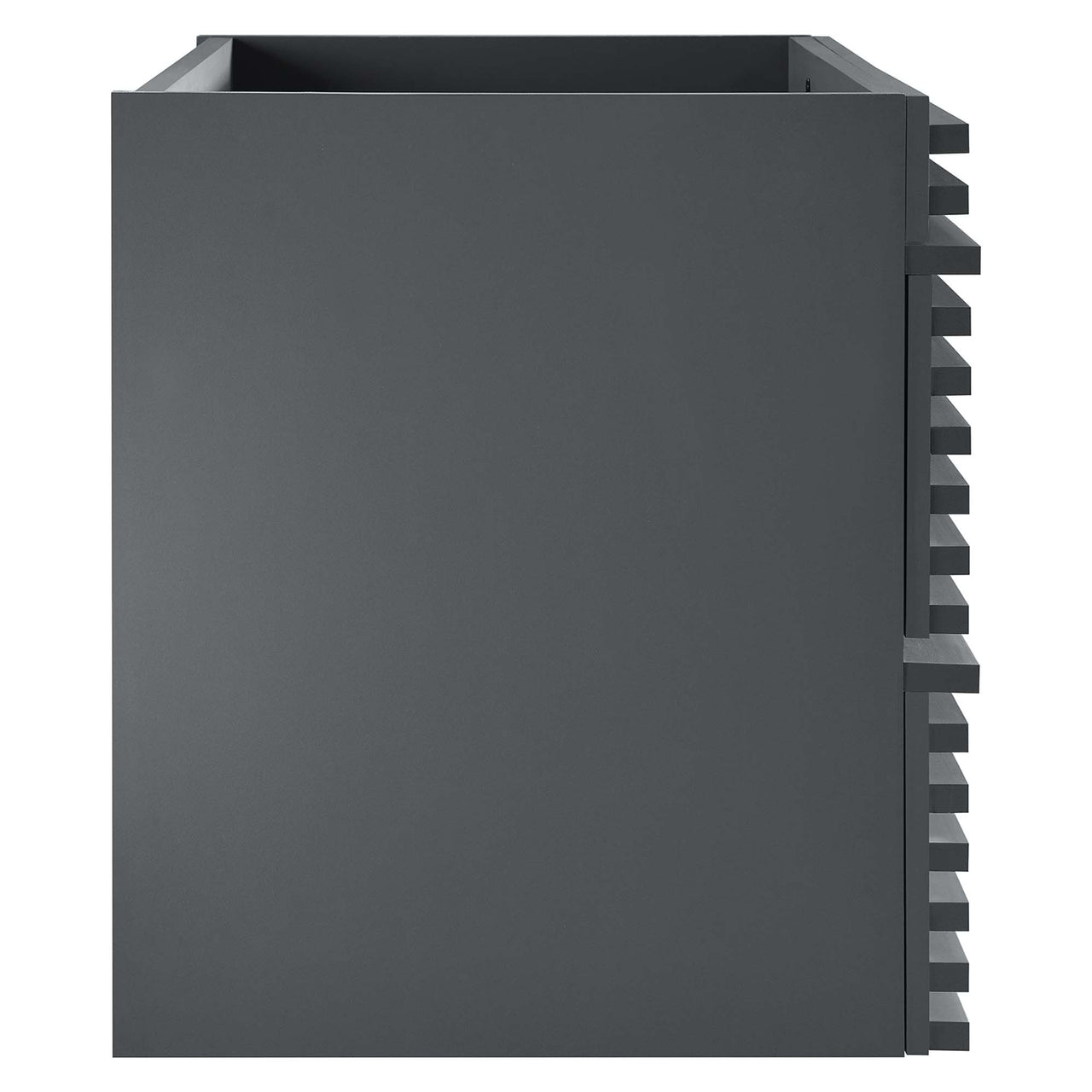 Ventra Floating Vanity Base with Storage, Large, Gray