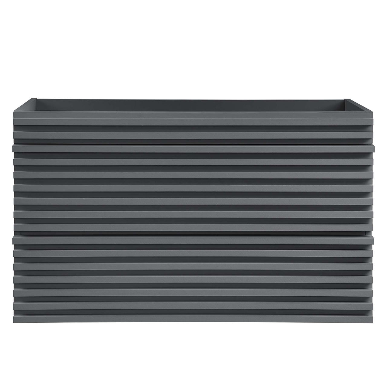 Ventra Floating Vanity Base with Storage, Large, Gray