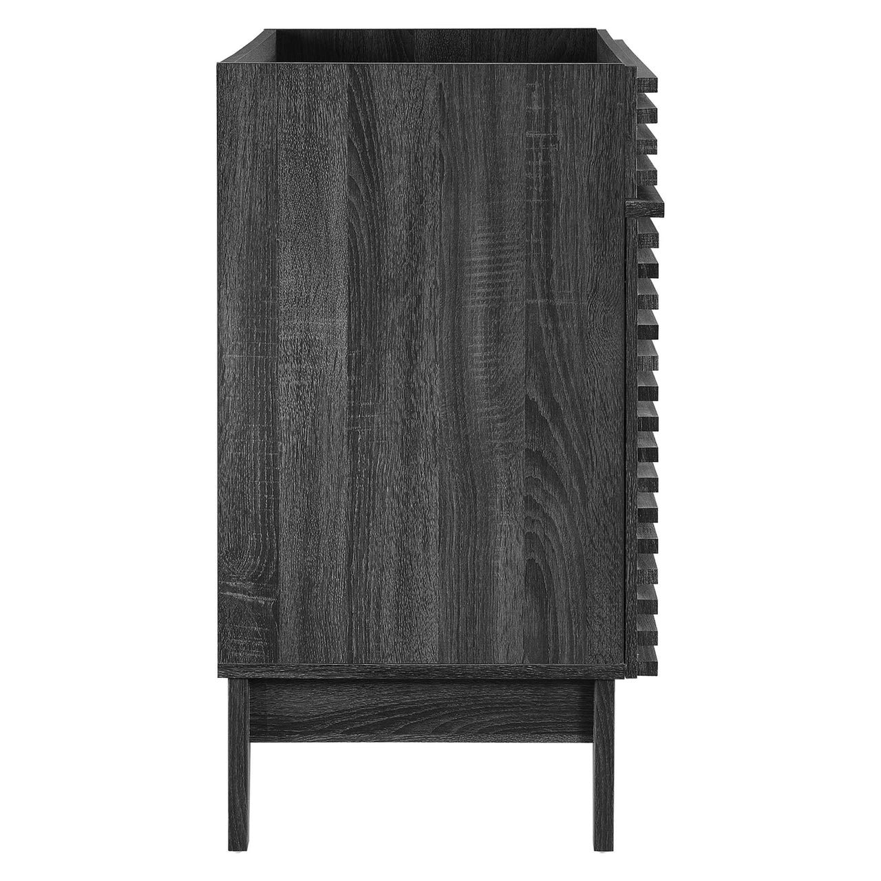 Ventra Vanity Base with Storage, Large, Charcoal