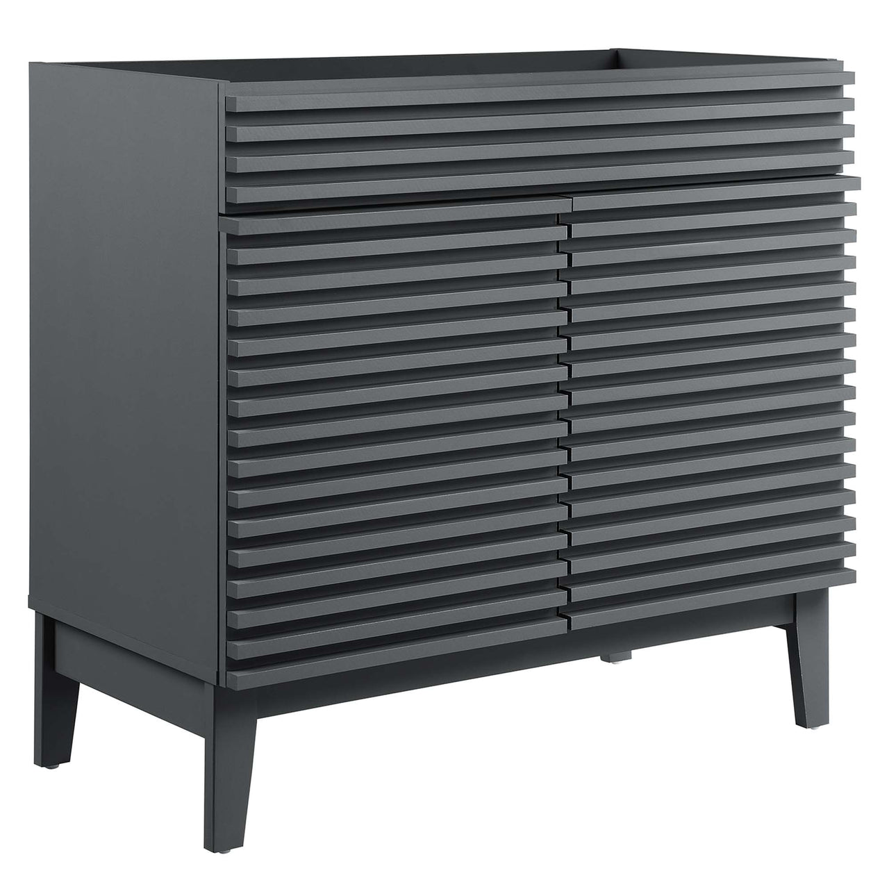 Ventra Vanity Base with Storage, Large, Gray