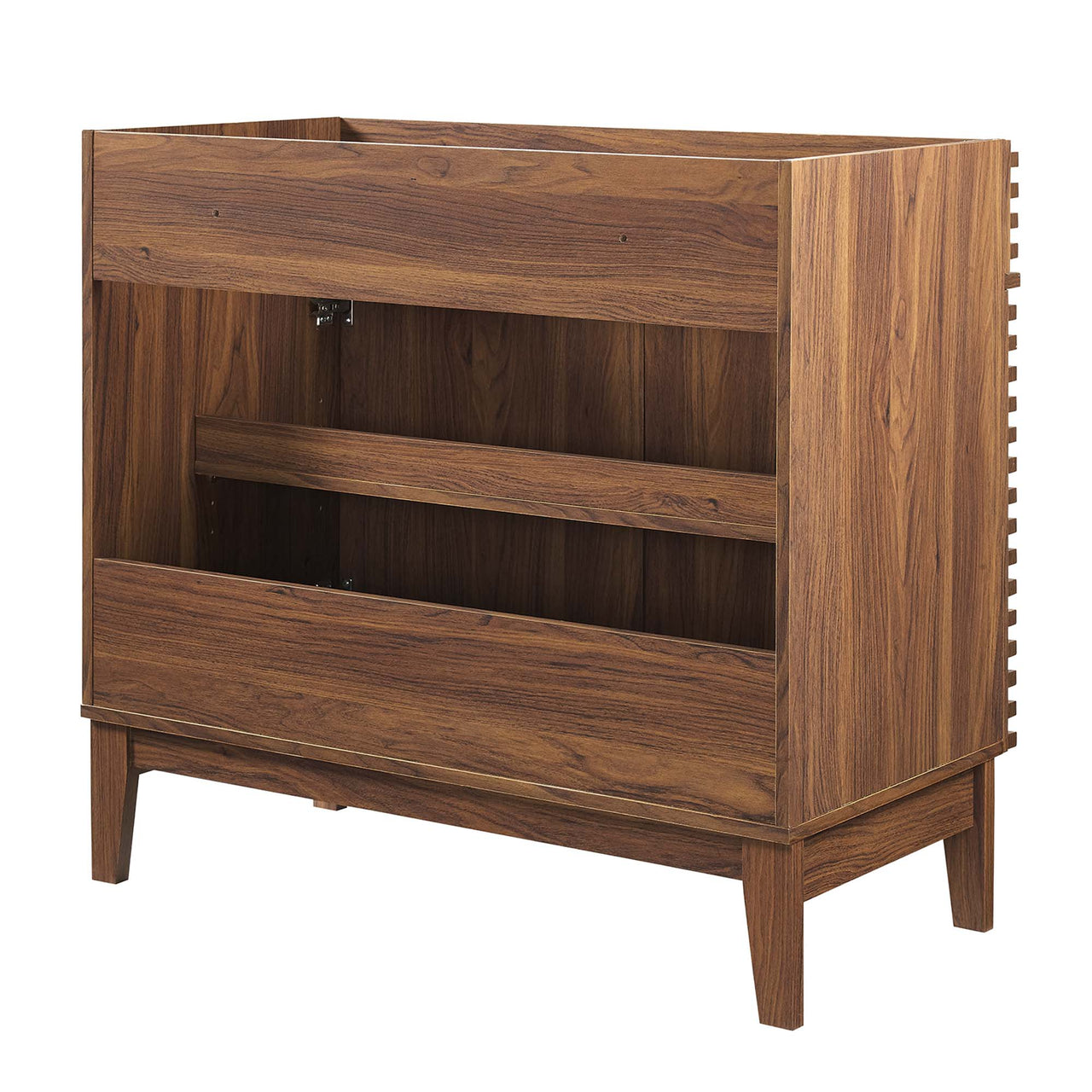 Ventra Vanity Base with Storage, Large, Walnut