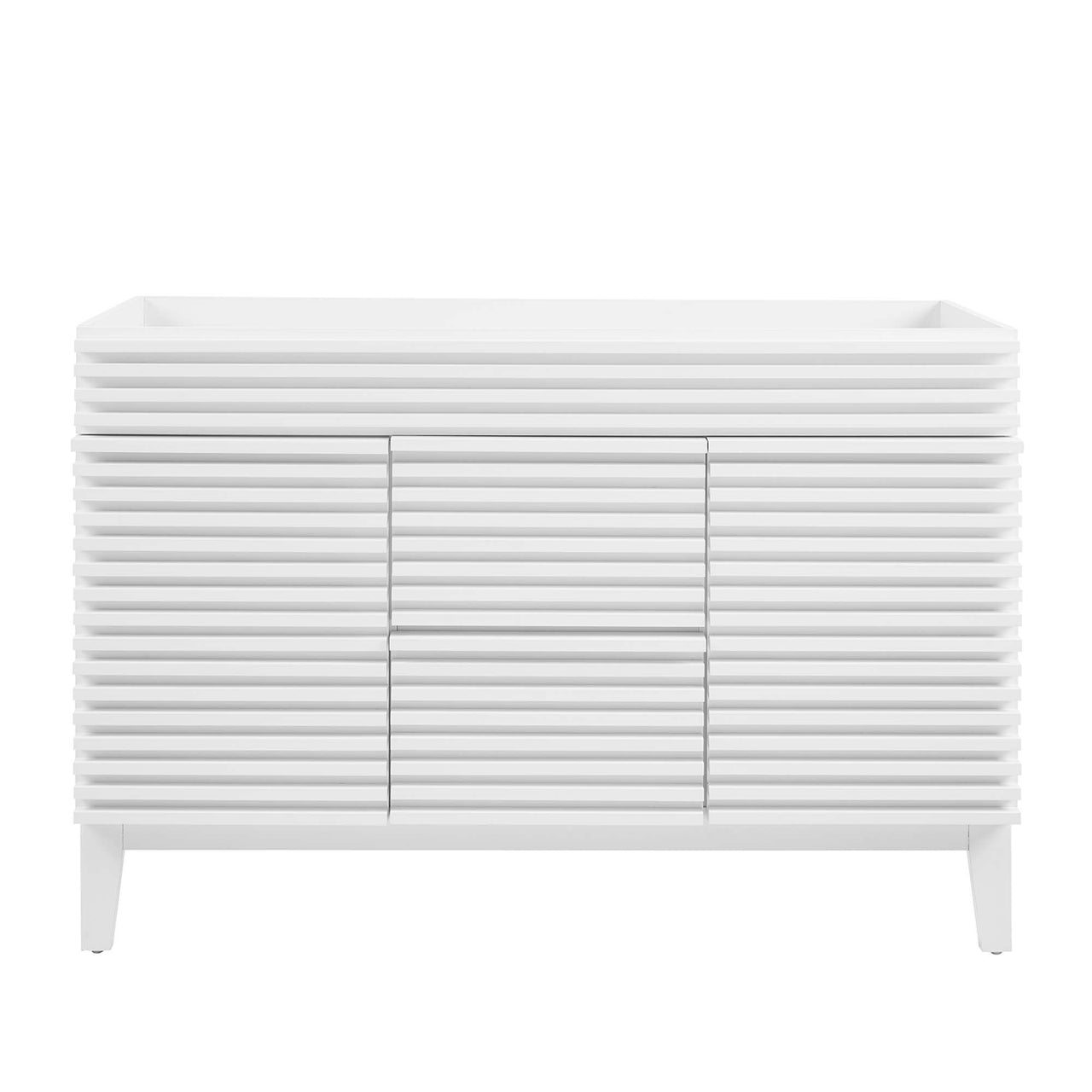 Ventra Vanity Base with Storage (Double Sink Compatible), Extra Large, White