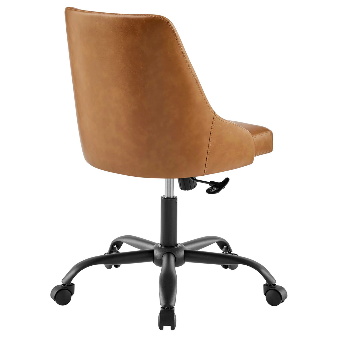 Dacien Eco-Leather Office Chair, Black & Tan