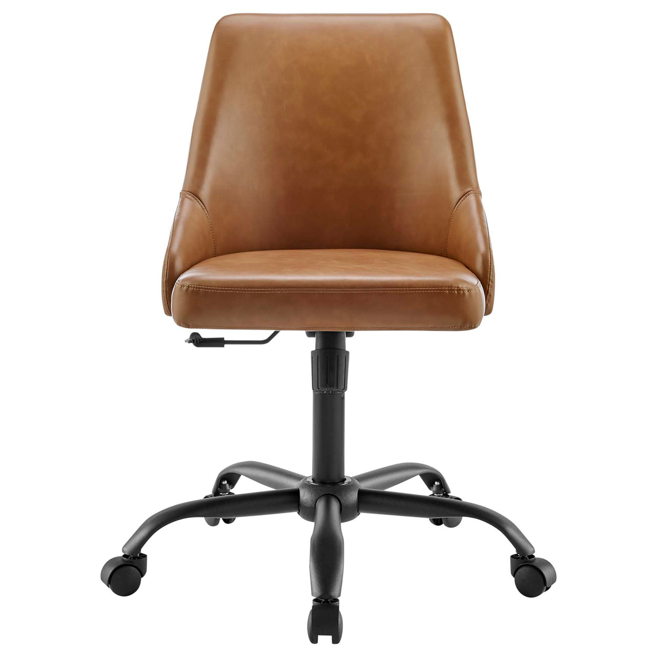 Dacien Eco-Leather Office Chair, Black & Tan