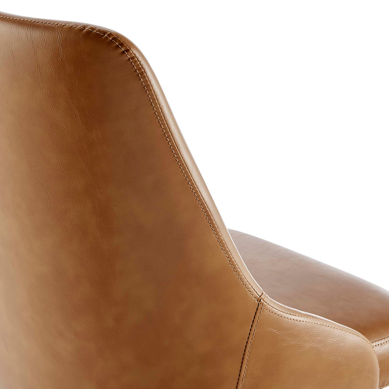 Dacien Eco-Leather Office Chair, Black & Tan