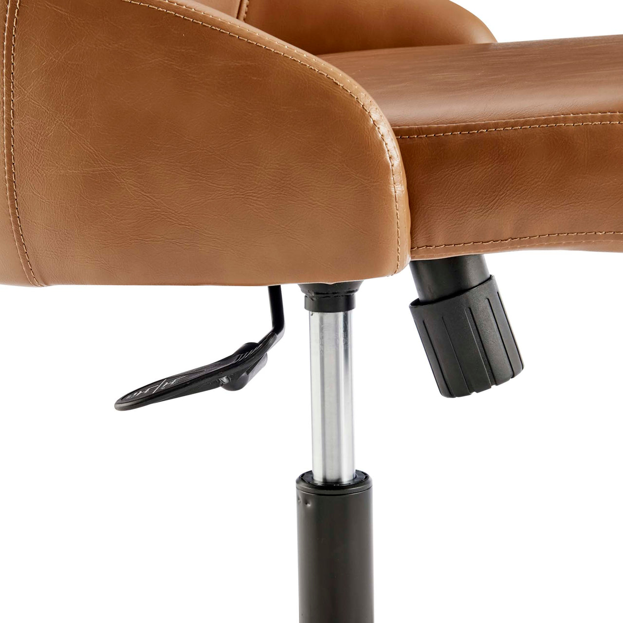 Dacien Eco-Leather Office Chair, Black & Tan