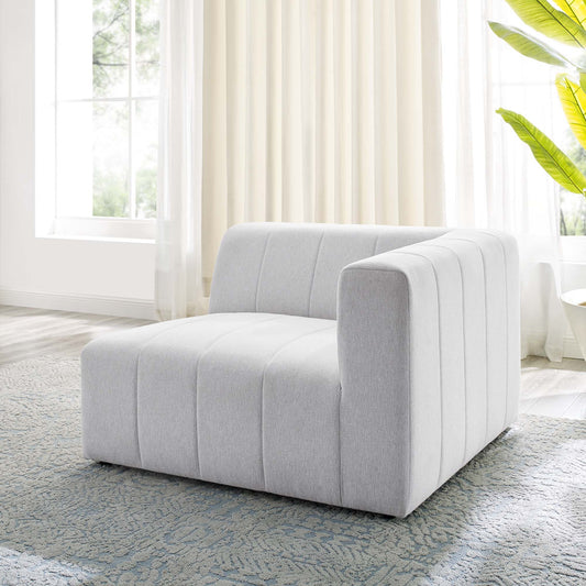 Barden Fabric Right-Arm Chair | Modular Sectional Component, Ivory
