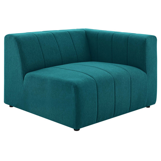 Barden Fabric Right-Arm Chair | Modular Sectional Component, Teal