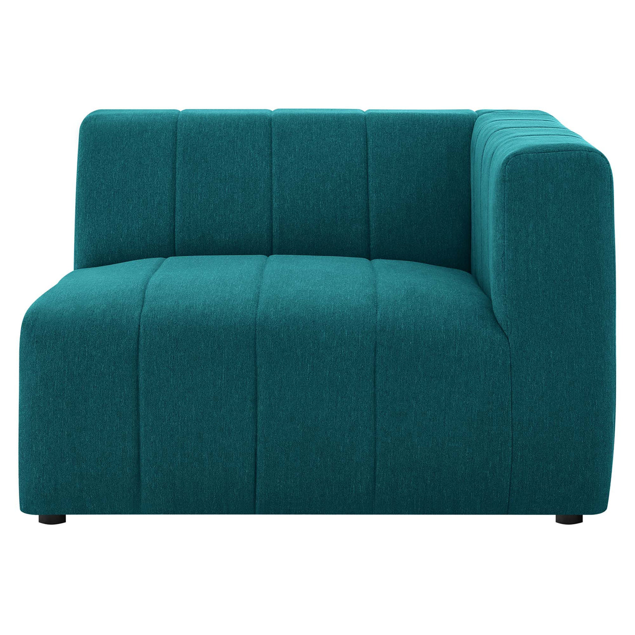 Barden Fabric Right-Arm Chair | Modular Sectional Component, Teal