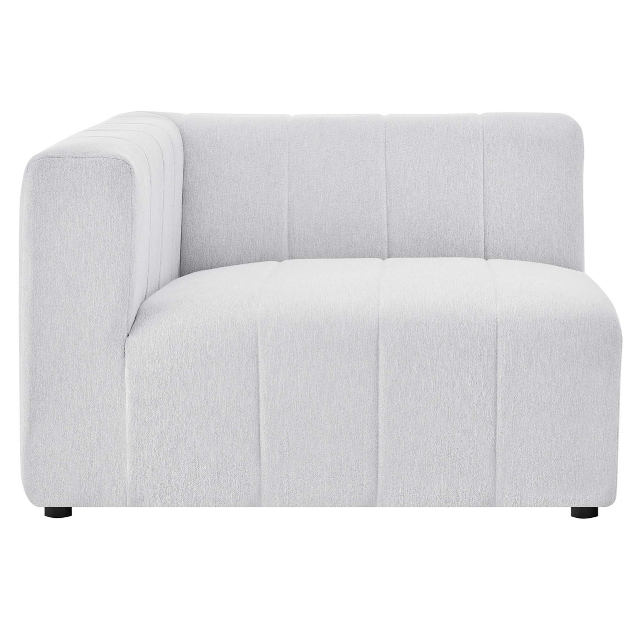 Barden Fabric Left-Arm Chair | Modular Sectional Component, Ivory