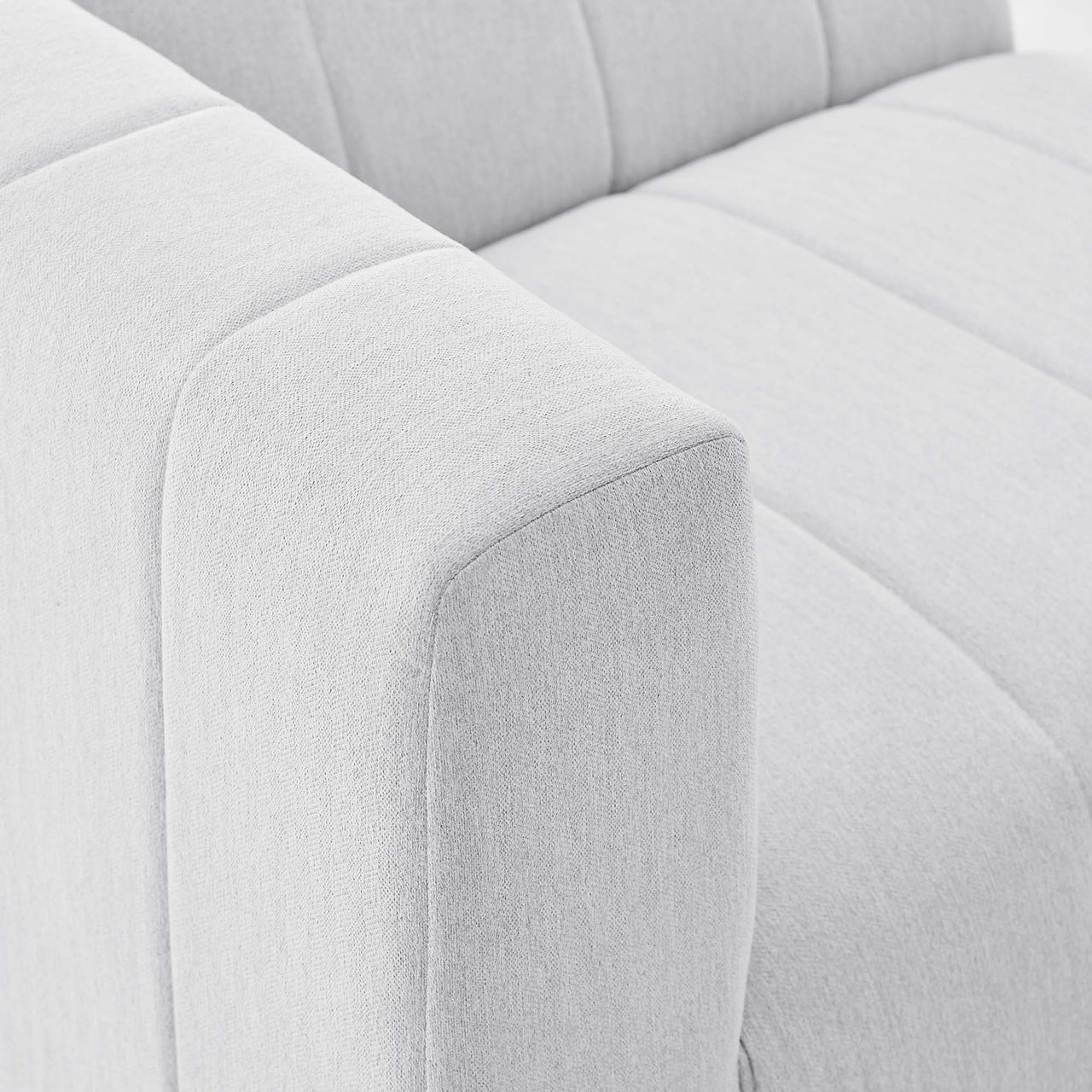 Barden Fabric Left-Arm Chair | Modular Sectional Component, Ivory