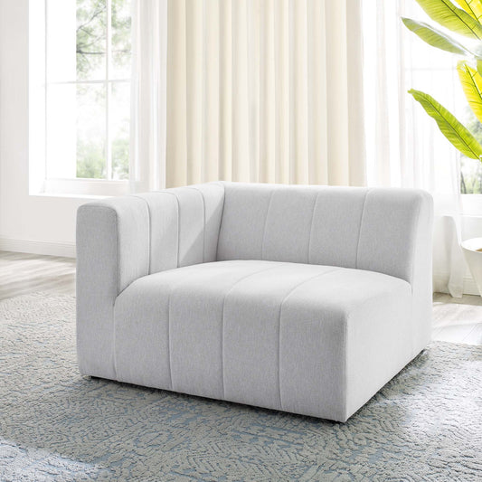 Barden Fabric Left-Arm Chair | Modular Sectional Component, Ivory