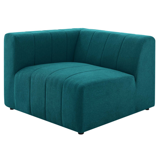 Barden Fabric Left-Arm Chair | Modular Sectional Component, Teal