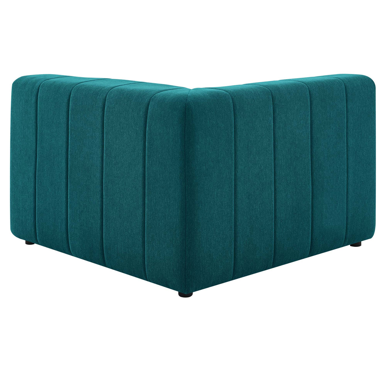 Barden Fabric Left-Arm Chair | Modular Sectional Component, Teal
