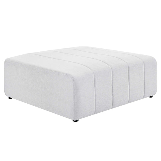 Barden Fabric Ottoman | Modular Sectional Component, Ivory