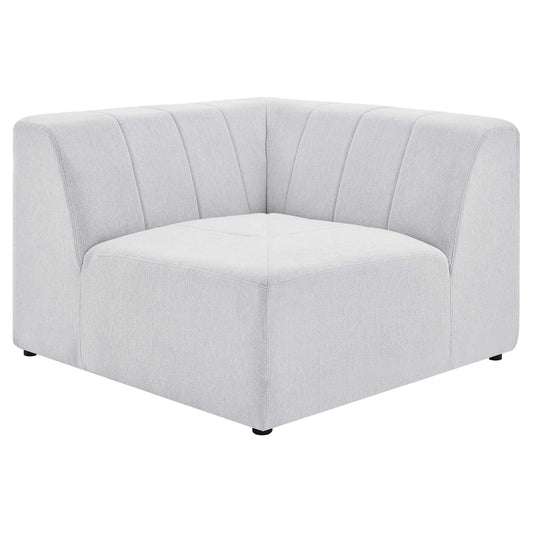 Barden Fabric Corner Chair | Modular Sectional Component, Ivory