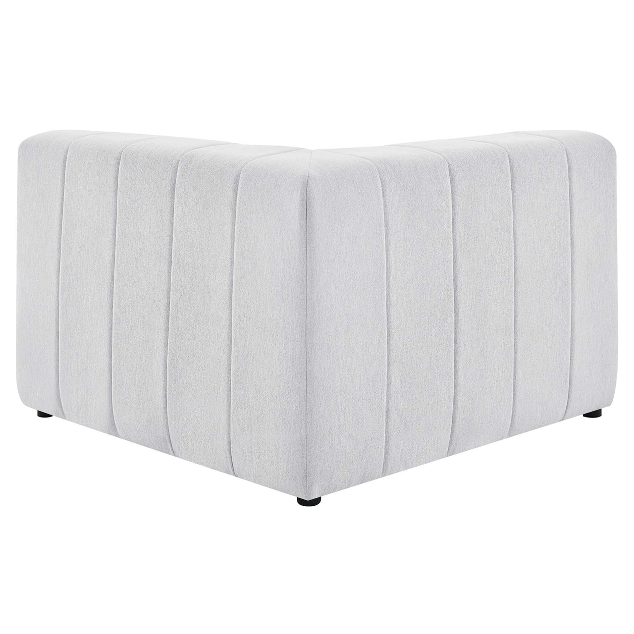 Barden Fabric Corner Chair | Modular Sectional Component, Ivory