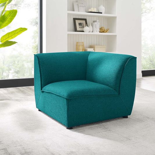 Rise Corner Chair | Modular Sectional Component, Teal