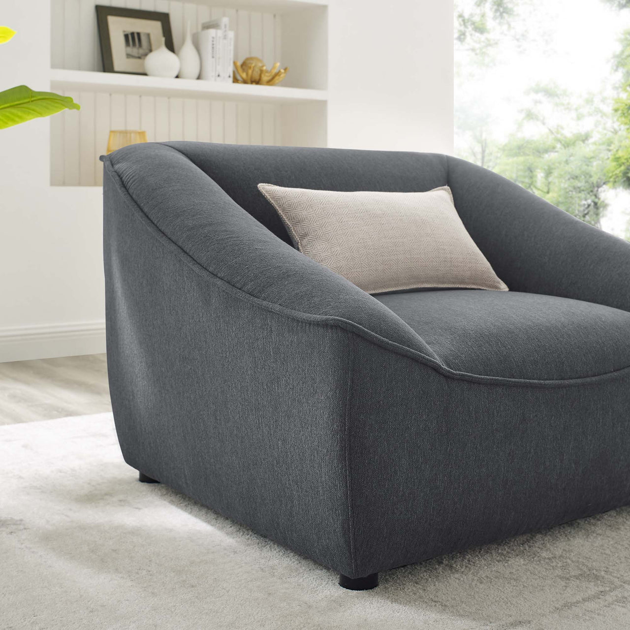 Rise Armchair, Charcoal