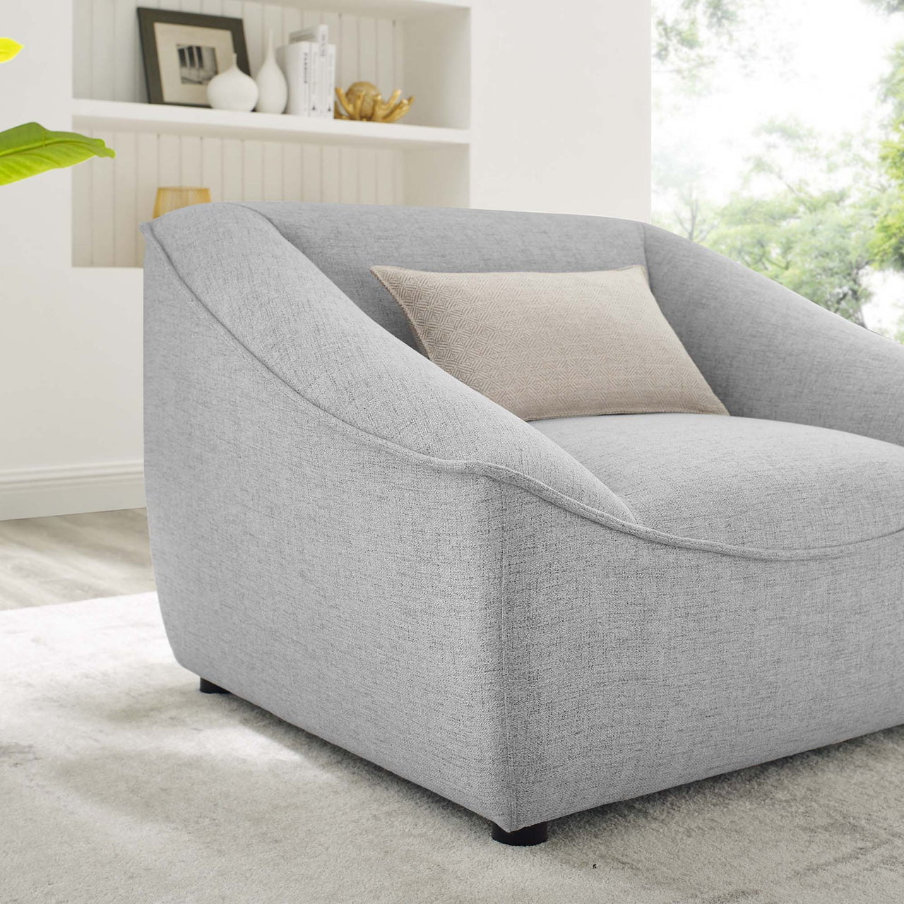 Rise Armchair, Light Gray