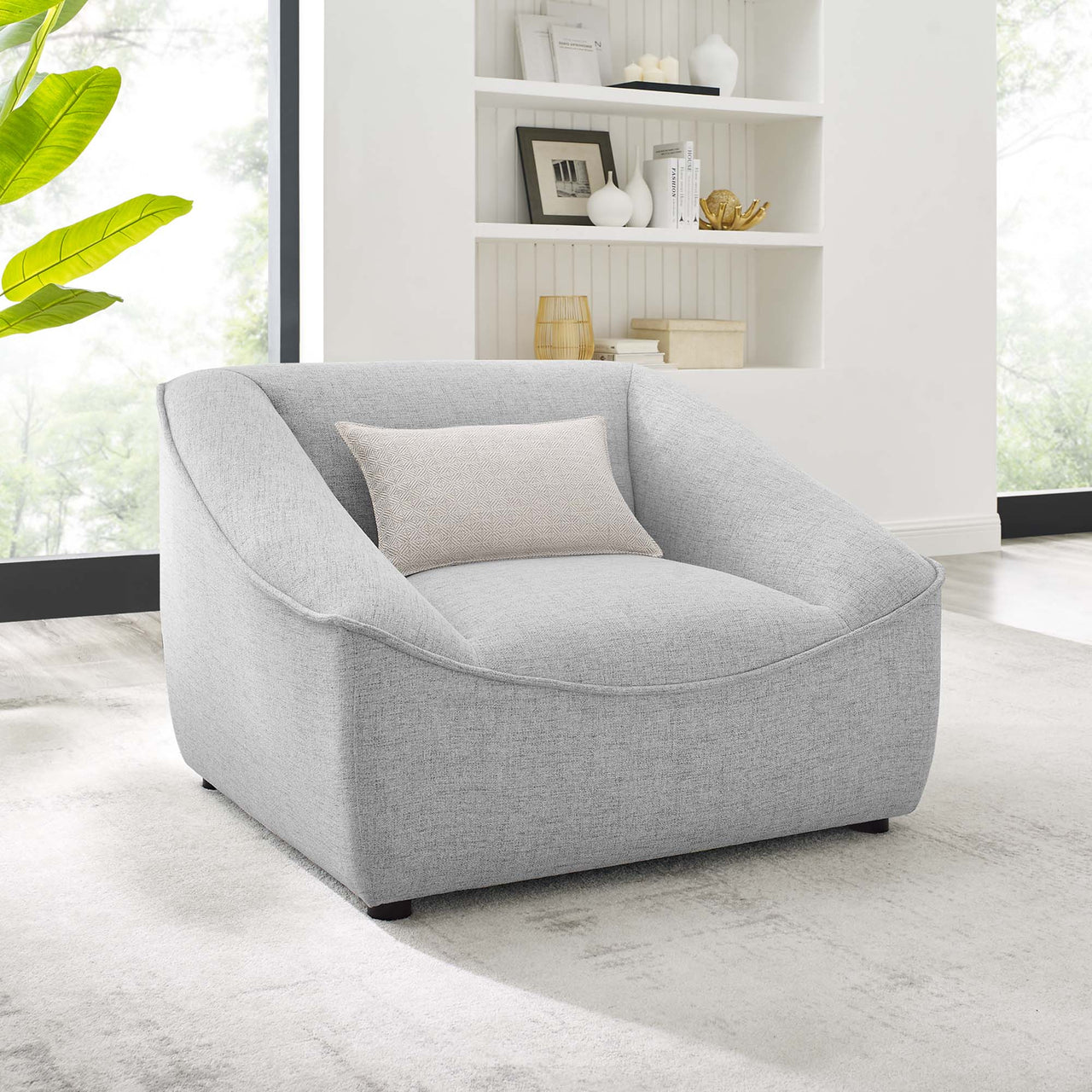 Rise Armchair, Light Gray