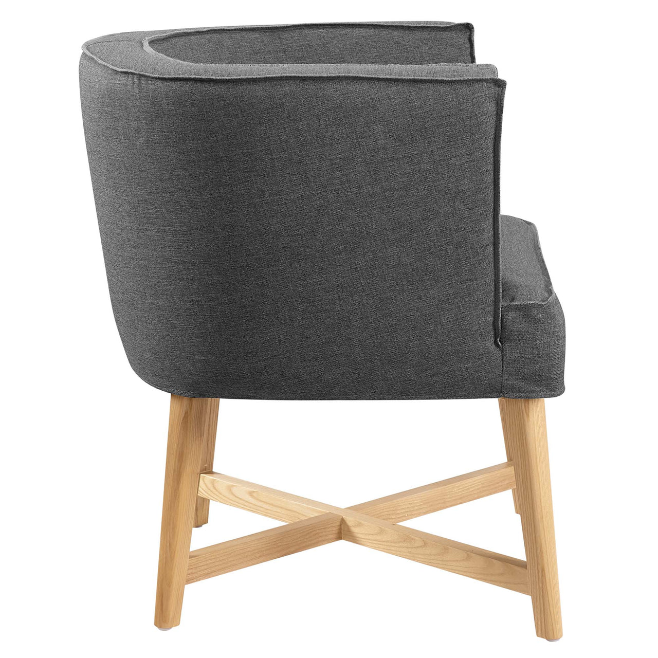 Haltrix Fabric Accent Chair Set of 2, Gray