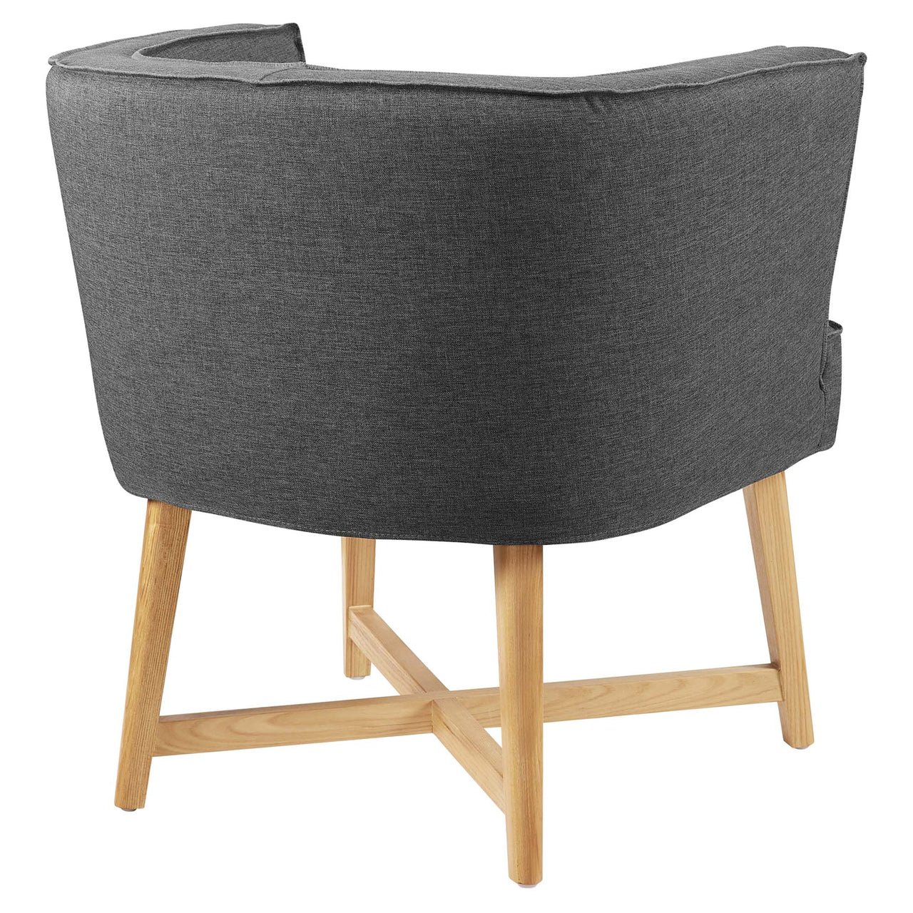 Haltrix Fabric Accent Chair Set of 2, Gray