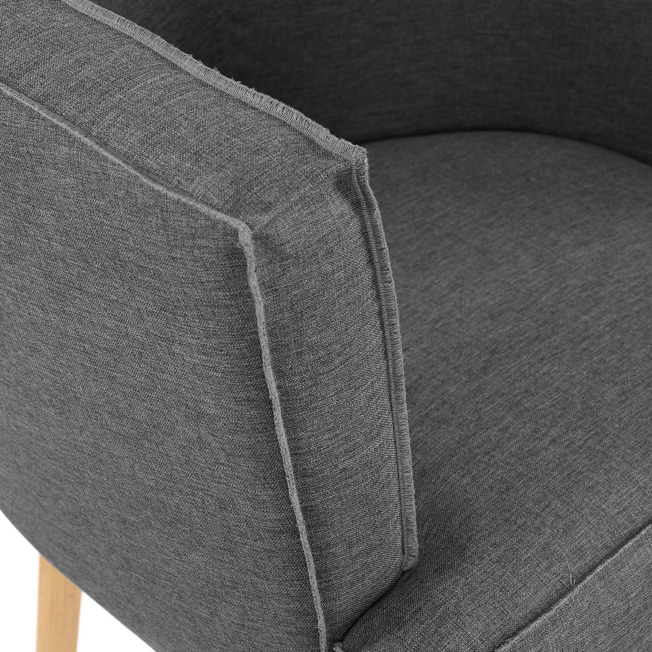 Haltrix Fabric Accent Chair Set of 2, Gray