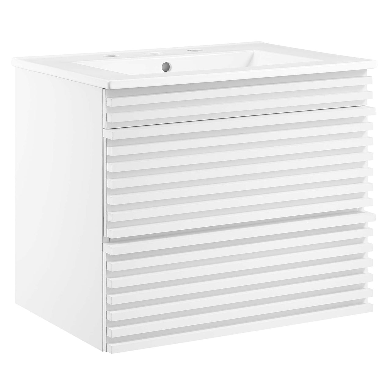 Ventra Floating Vanity Unit, Small, White